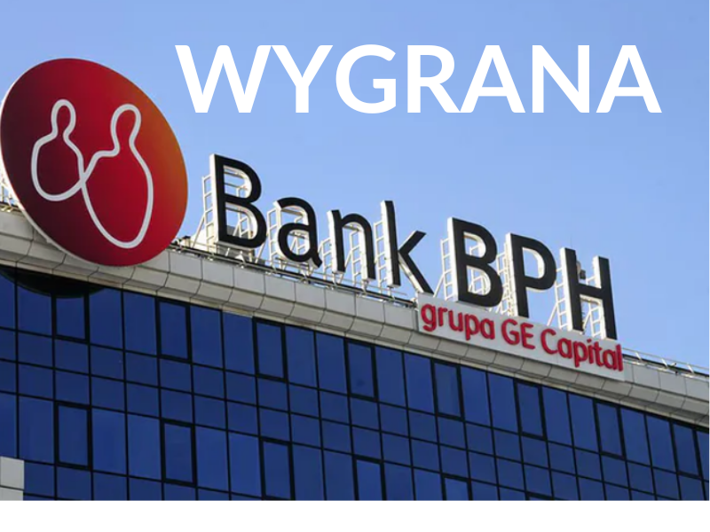Umowa kredytowa GE MONEY / BANK BPH unieważniona w całości